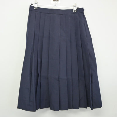 【中古】東京都 貝塚中学校 女子制服 3点（シャツ・ニットベスト・スカート）sf024867