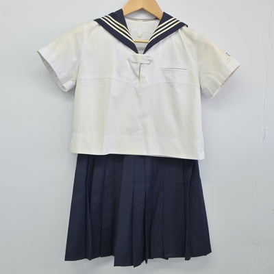 【中古】東京都 共立女子中学校・高等学校 女子制服 3点（セーラー服・スカート）sf024873