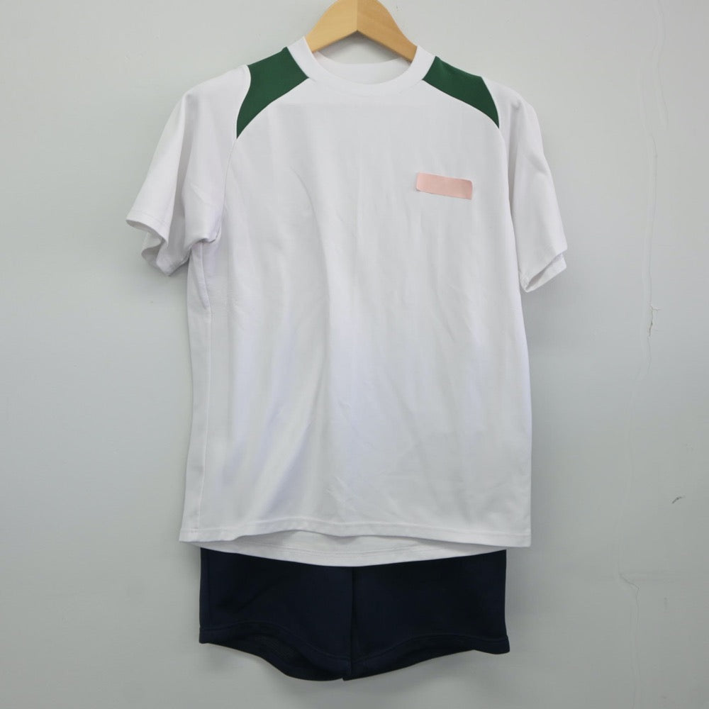 【中古】東京都 蓮沼中学校 女子制服 2点（体操服 上・体操服 下）sf024881