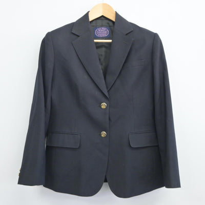 【中古】東京都 足立高等学校 女子制服 3点（ブレザー・スカート）sf024885