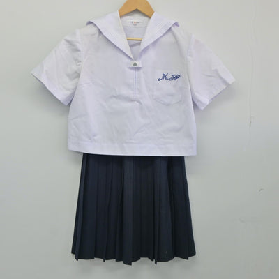 【中古】兵庫県 加古川東高等学校 女子制服 3点（セーラー服・スカート）sf024891