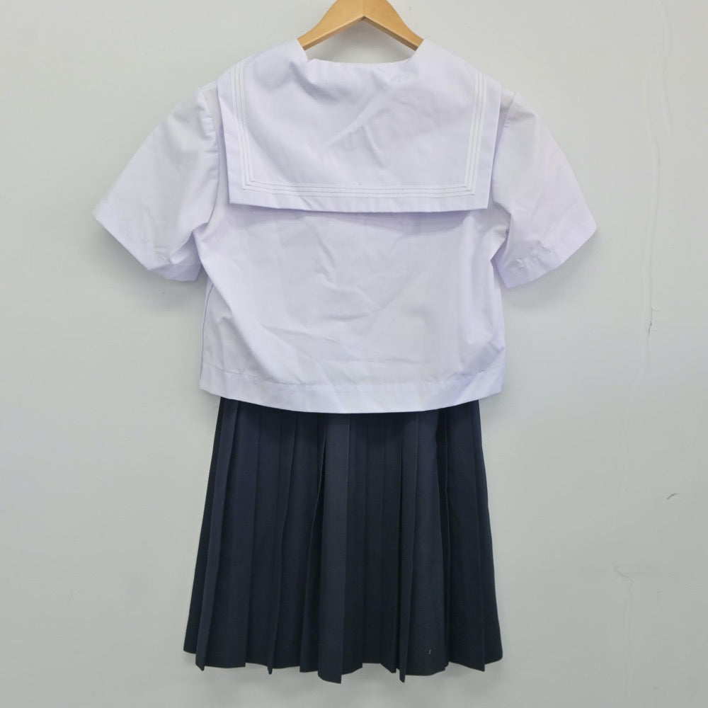 【中古】兵庫県 加古川東高等学校 女子制服 3点（セーラー服・スカート）sf024891