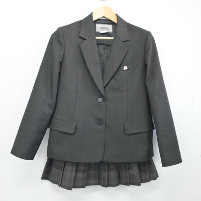 【中古】岐阜県 済美高等学校 女子制服 4点（ブレザー・スカート）sf024895