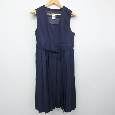 【中古】茨城県 水戸第三中学校 女子制服 3点（セーラー服・ジャンパースカート）sf024898