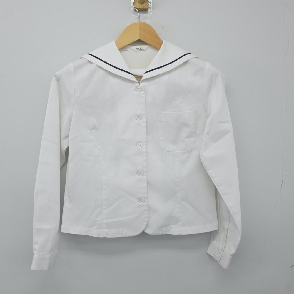 【中古】岡山県 足守中学校 女子制服 2点（セーラー服）sf024909