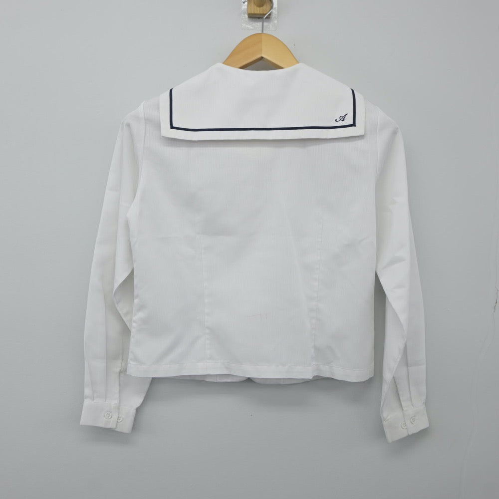 【中古】岡山県 足守中学校 女子制服 2点（セーラー服）sf024909