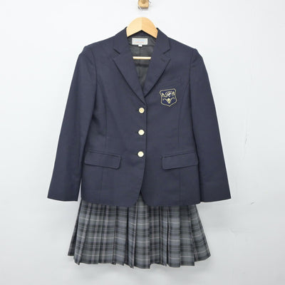 【中古】神奈川県 白鵬女子高等学校 女子制服 3点（ブレザー・スカート）sf024915