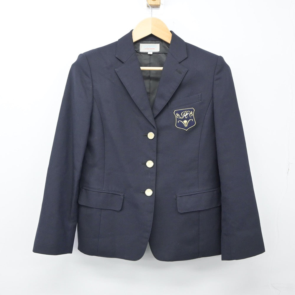 【中古】神奈川県 白鵬女子高等学校 女子制服 3点（ブレザー・スカート）sf024915