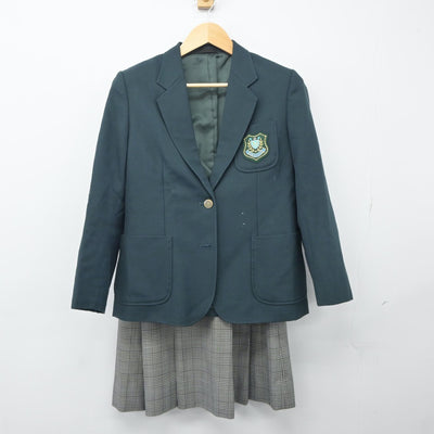 【中古】宮城県 西多賀中学校 女子制服 3点（ブレザー・ベスト・スカート）sf024918