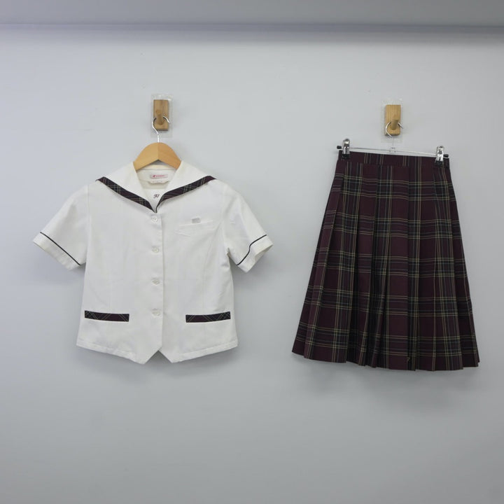 【中古制服】大阪府 文の里中学校 女子制服 2点（シャツ・スカート）sf024922【リサイクル学生服】 | 中古制服通販パレイド