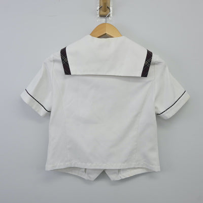 【中古】大阪府 文の里中学校 女子制服 2点（シャツ・スカート）sf024922