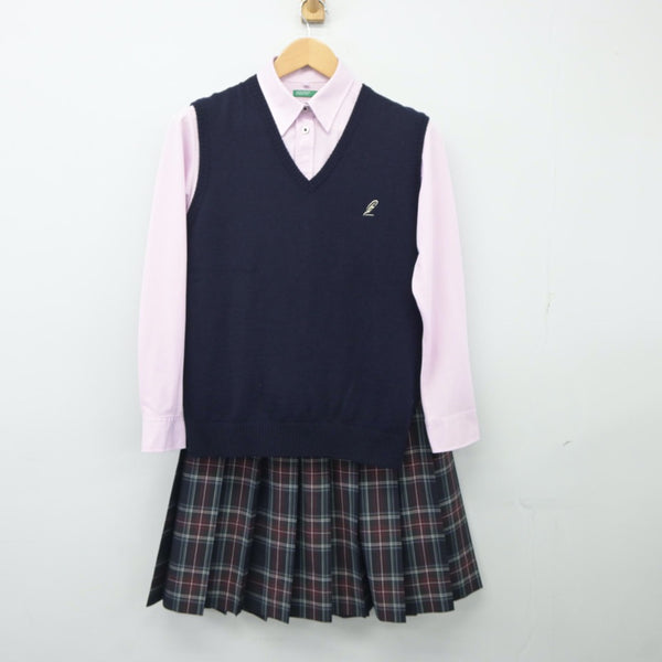 【中古制服】大阪府 大阪高等学校 女子制服 3点（学ラン・シャツ・スカート）sf024932【リサイクル学生服】 | 中古制服通販パレイド