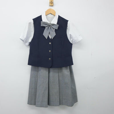 中古制服】愛媛県 松山中央高等学校 女子制服 4点（ベスト・シャツ・スカート）sf024942【リサイクル学生服】 | 中古制服通販パレイド