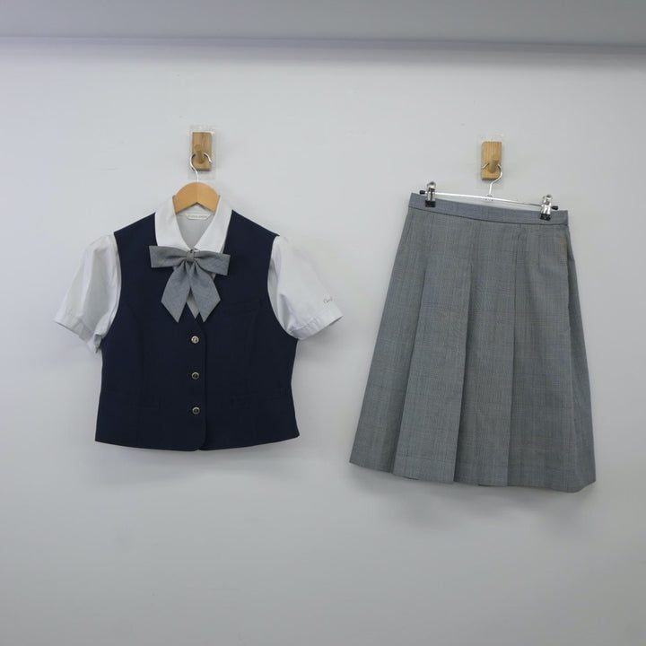 中古制服】愛媛県 松山中央高等学校 女子制服 4点（ベスト・シャツ・スカート）sf024942【リサイクル学生服】 | 中古制服通販パレイド