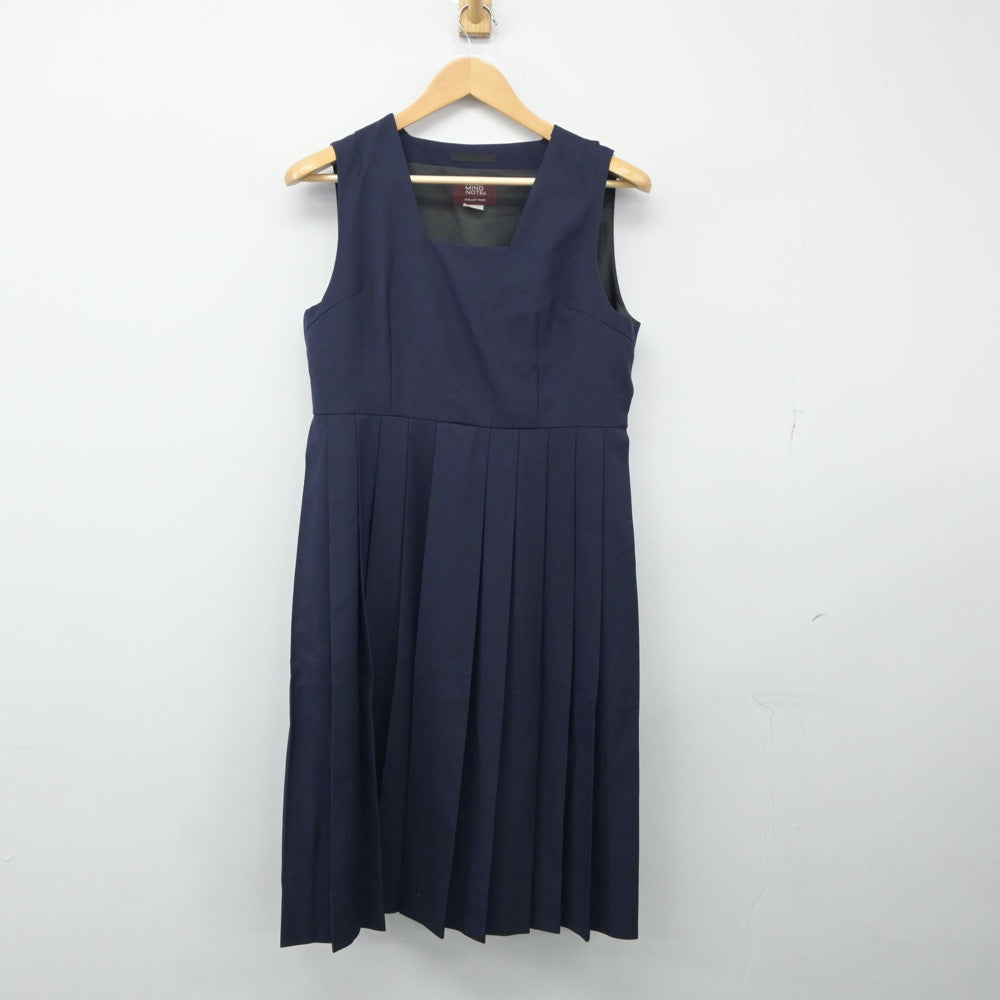 【中古】福岡県 香椎高等学校 女子制服 2点（セーラー服・ジャンパースカート）sf024945