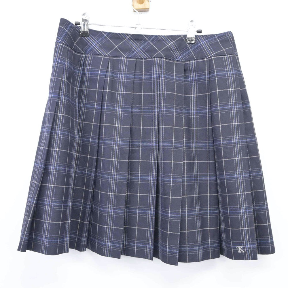 【中古】北海道 苫小牧総合経済高等学校 女子制服 4点（ブレザー・シャツ・スカート）sf024956