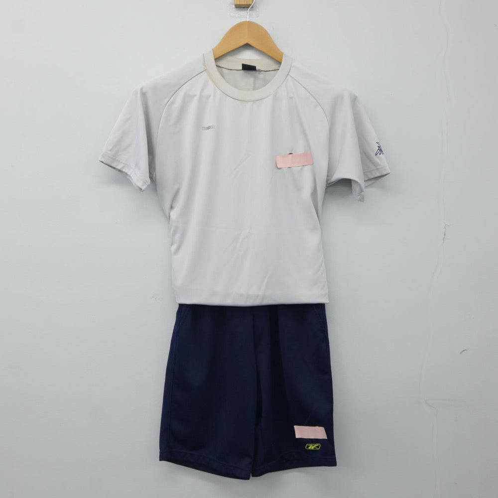 【中古】岡山県 岡山学芸館高等学校 女子制服 2点（体操服 上・体操服 下）sf024987