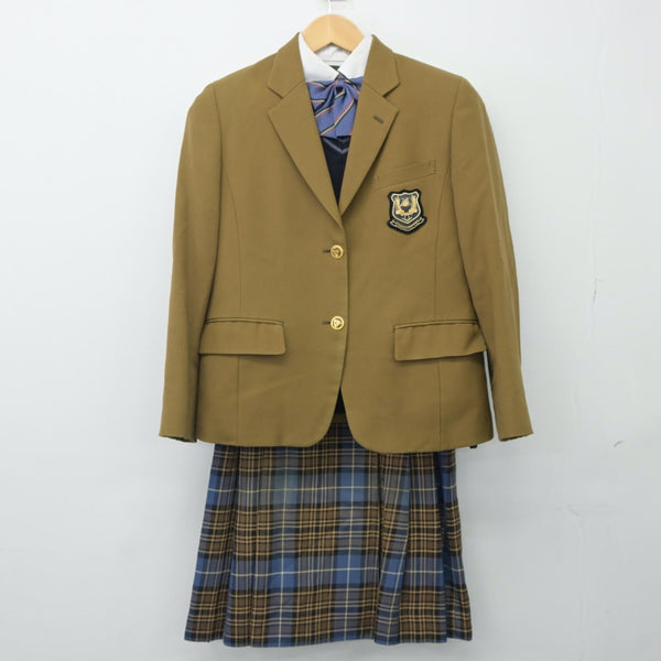 中古制服】岡山県 岡山学芸館高等学校 女子制服 7点（ブレザー・ニット・シャツ・スカート）sf024988【リサイクル学生服】 | 中古制服通販パレイド