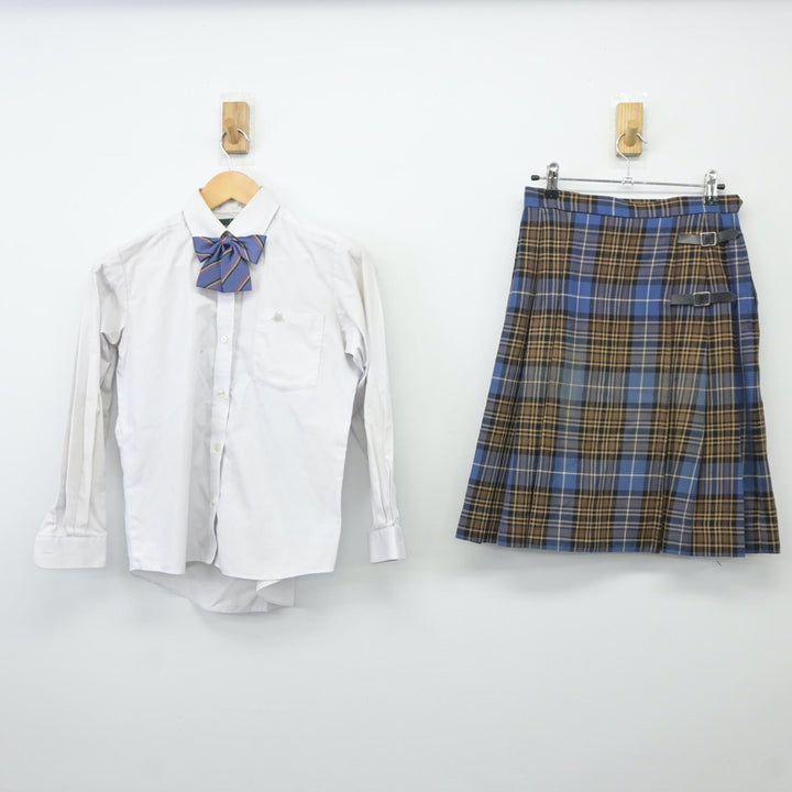 【中古制服】岡山県 岡山学芸館高等学校 女子制服 7点（ブレザー・ニット・シャツ・スカート）sf024988【リサイクル学生服】 |  中古制服通販パレイド