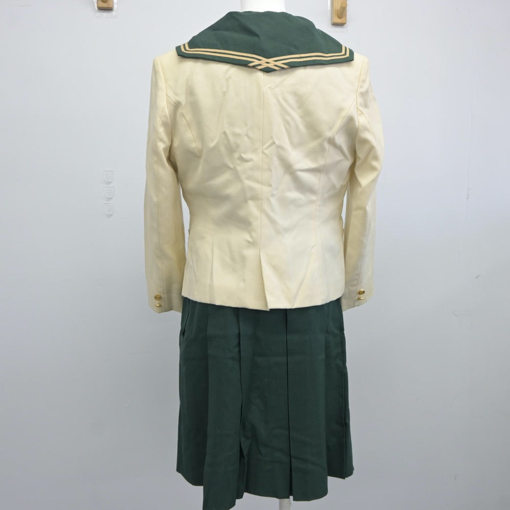 【中古】福島県 須賀川桐陽高等学校 女子制服 4点（ブレザー・セーラー服・スカート）sf025003