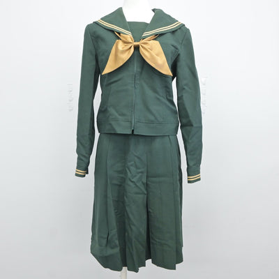 【中古】福島県 須賀川桐陽高等学校 女子制服 4点（ブレザー・セーラー服・スカート）sf025003