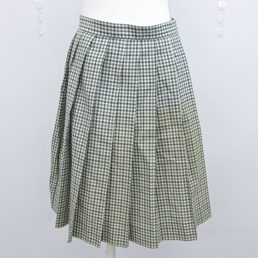 【中古】福島県 須賀川桐陽高等学校 女子制服 3点（セーラー服・スカート）sf025004