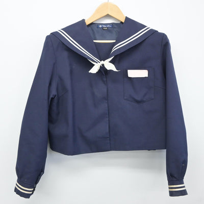 【中古】和歌山県 那賀中学校 女子制服 3点（セーラー服・スカート）sf025005