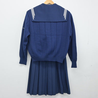 【中古】愛知県 愛知淑徳高等学校 女子制服 4点（ニット・セーラー服・スカート）sf025008