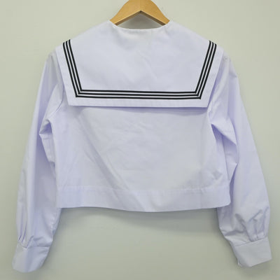 【中古】岐阜県 日新中学校 女子制服 2点（セーラー服）sf025012