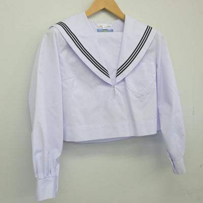 【中古】岐阜県 日新中学校 女子制服 2点（セーラー服）sf025012