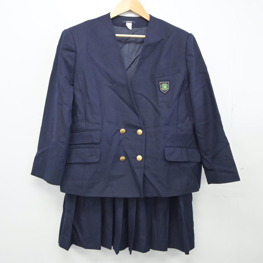 【中古】奈良県 奈良女子高等学校 女子制服 3点（ブレザー・スカート・スカート）sf025021