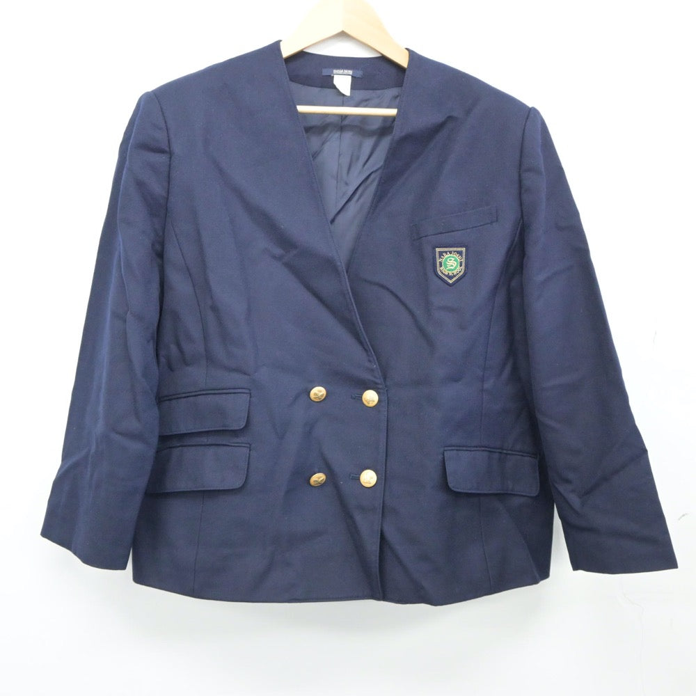 【中古】奈良県 奈良女子高等学校 女子制服 3点（ブレザー・スカート・スカート）sf025021