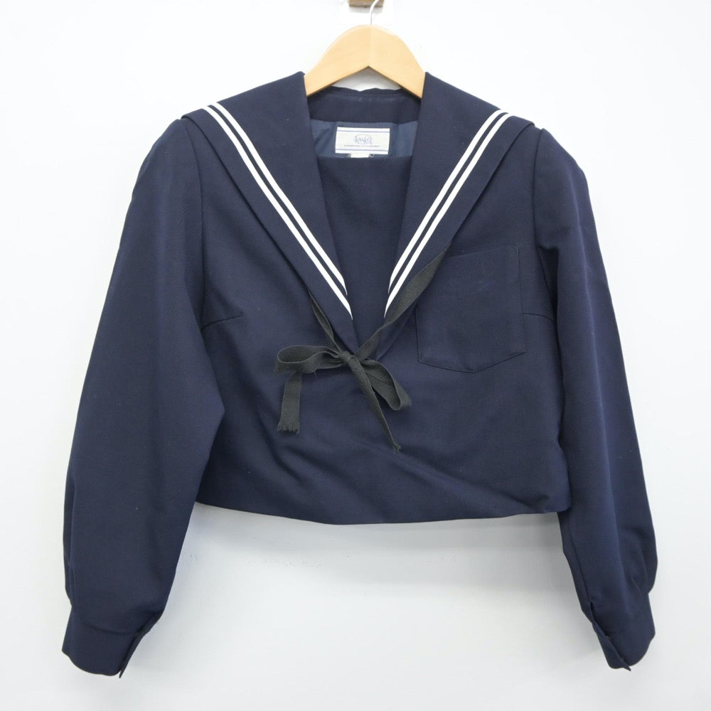 【中古】愛知県 天神中学校 女子制服 3点（セーラー服・スカート）sf025032