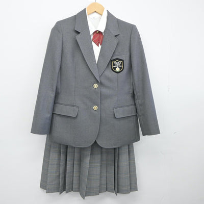 【中古】埼玉県 戸塚西中学校 女子制服 4点（ブレザー・シャツ・スカート）sf025033