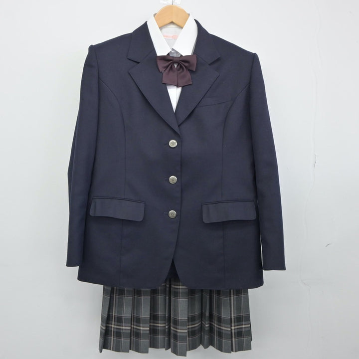 【中古】埼玉県 飯能南高等学校 女子制服 4点（ブレザー・シャツ・スカート）sf025036