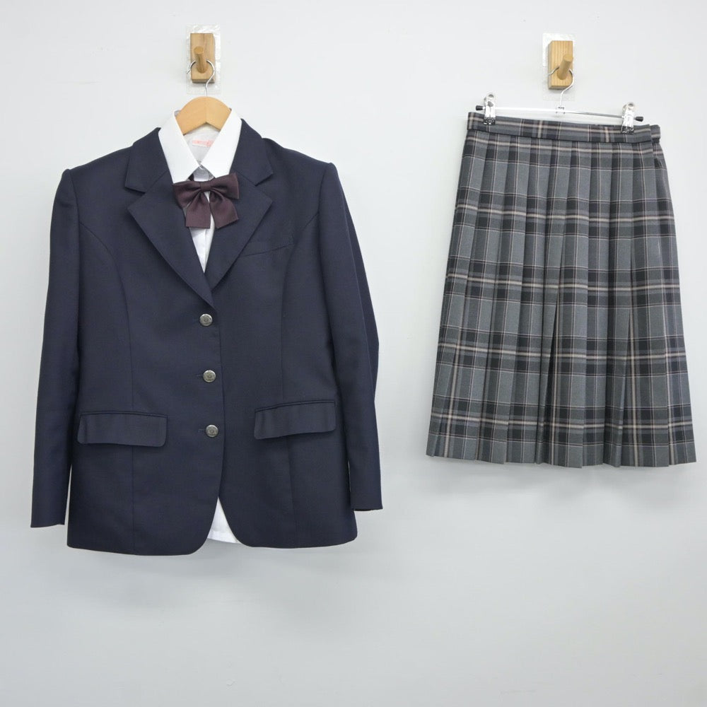 【中古】埼玉県 飯能南高等学校 女子制服 4点（ブレザー・シャツ・スカート）sf025036