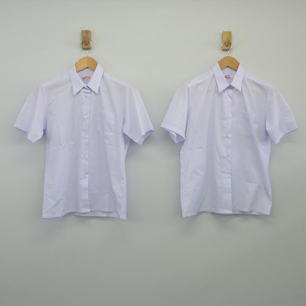 【中古】栃木県 清原中学校 女子制服 3点（シャツ・スカート）sf025053