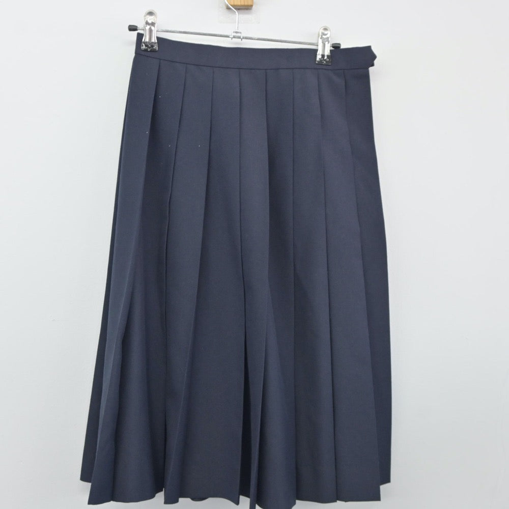 【中古】熊本県 必由館高等学校 女子制服 3点（シャツ・スカート）sf025058