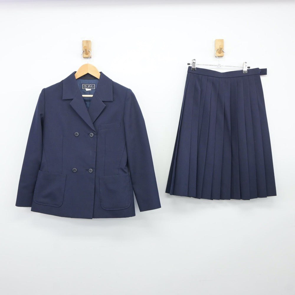 【中古】長野県 三陽中学校 女子制服 3点（ブレザー・スカート）sf025064