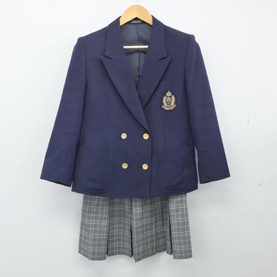 【中古】東京都 立川女子高等学校 女子制服 2点（ブレザー・スカート）sf025070