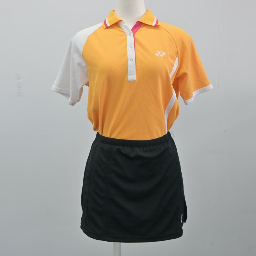 【中古】東京都 立川女子高等学校/硬式テニス部ユニフォーム 女子制服 2点（部活ユニフォーム 上・部活ユニフォーム 下）sf025074