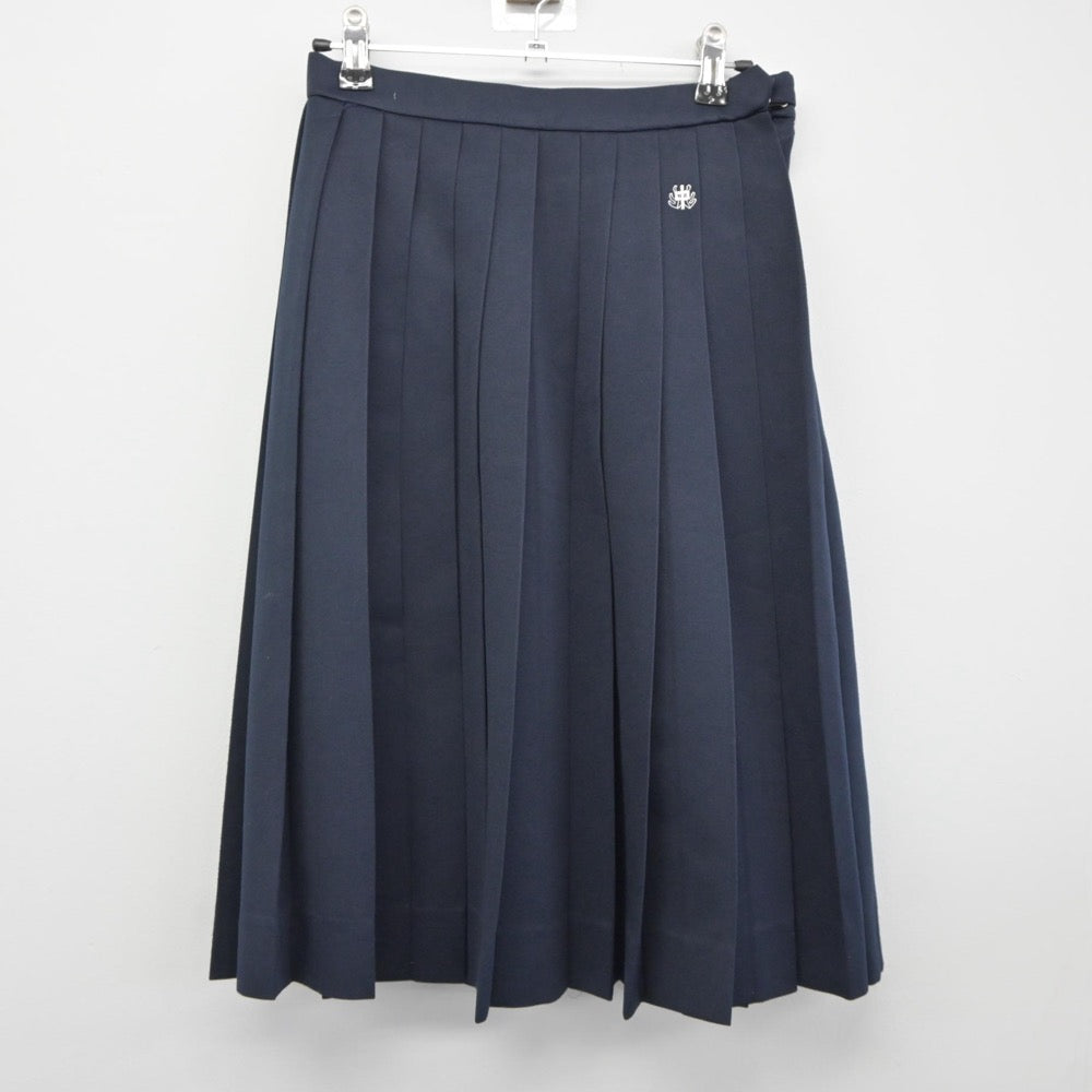 【中古】新潟県 柿崎中学校 女子制服 2点（セーラー服・スカート）sf025087