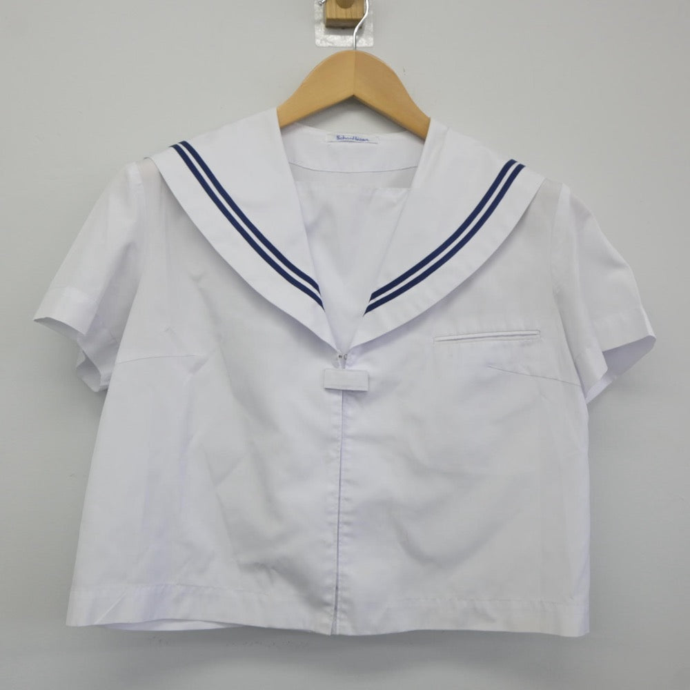 【中古】新潟県 柿崎中学校 女子制服 2点（セーラー服・スカート）sf025091