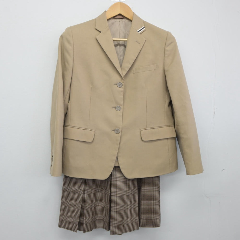 【中古】新潟県 上越総合技術高等学校 女子制服 3点（ブレザー・スカート）sf025093