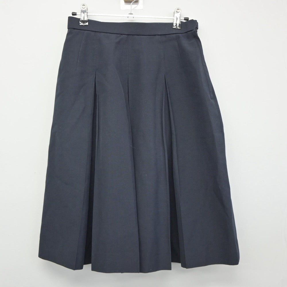 【中古】福岡県 城南高等学校 女子制服 2点（ベスト・スカート）sf025099