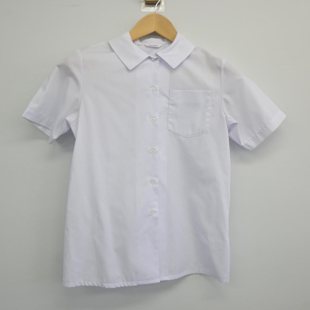 【中古】兵庫県 学文中学校 女子制服 3点（シャツ・ニットベスト・スカート）sf025102