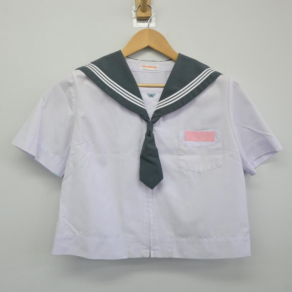 【中古】大分県 中部中学校 女子制服 3点（セーラー服・スカート）sf025106