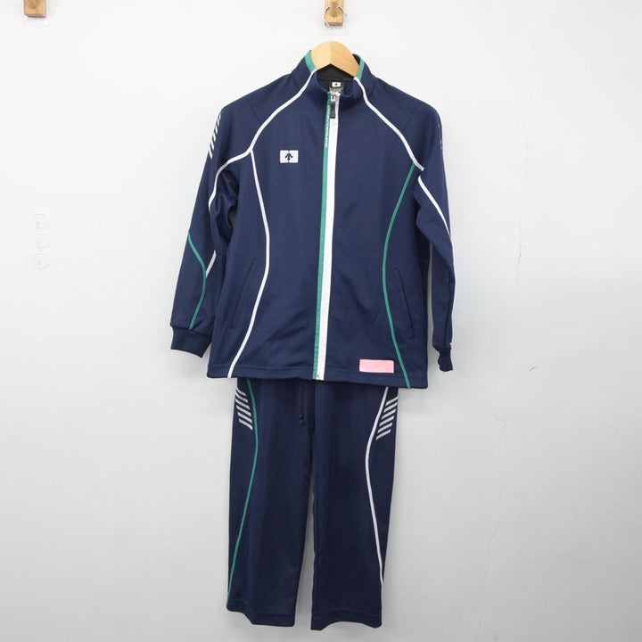 【中古】東京都 東京成徳深谷高等学校 女子制服 2点（ジャージ 上・ジャージ 下）sf025124