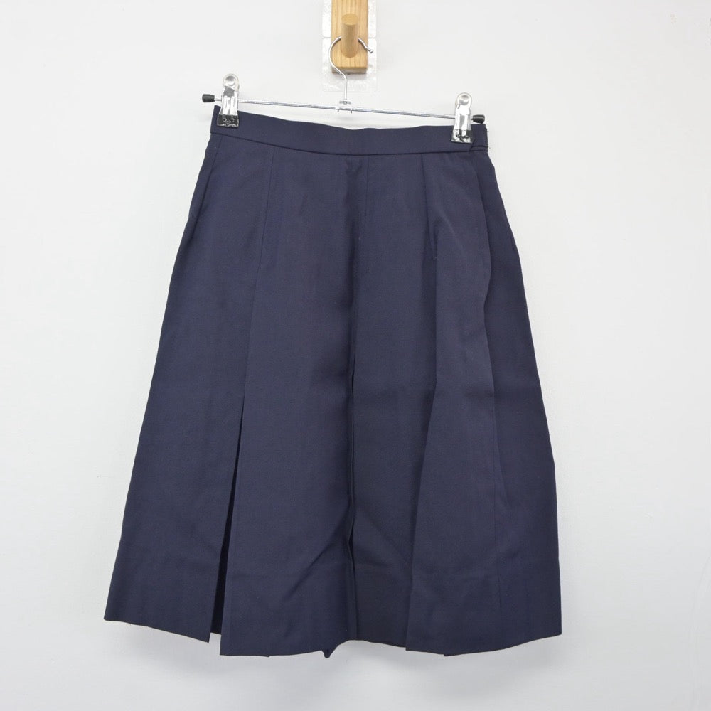 【中古】大阪府 寝屋川市立第七中学校 女子制服 2点（シャツ・スカート）sf025142