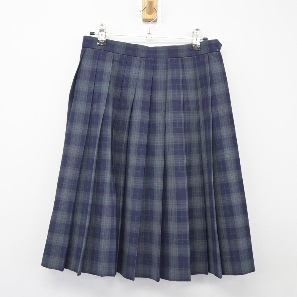 【中古】広島県 城南中学校 女子制服 2点（シャツ・スカート）sf025164